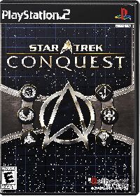Star Trek Conquest Playstation 2 US box art